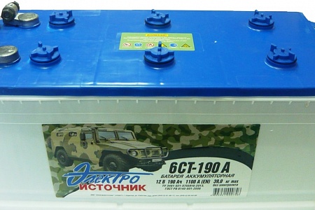 Аккумуляторная батарея 6СТ-190А(АЗ)
